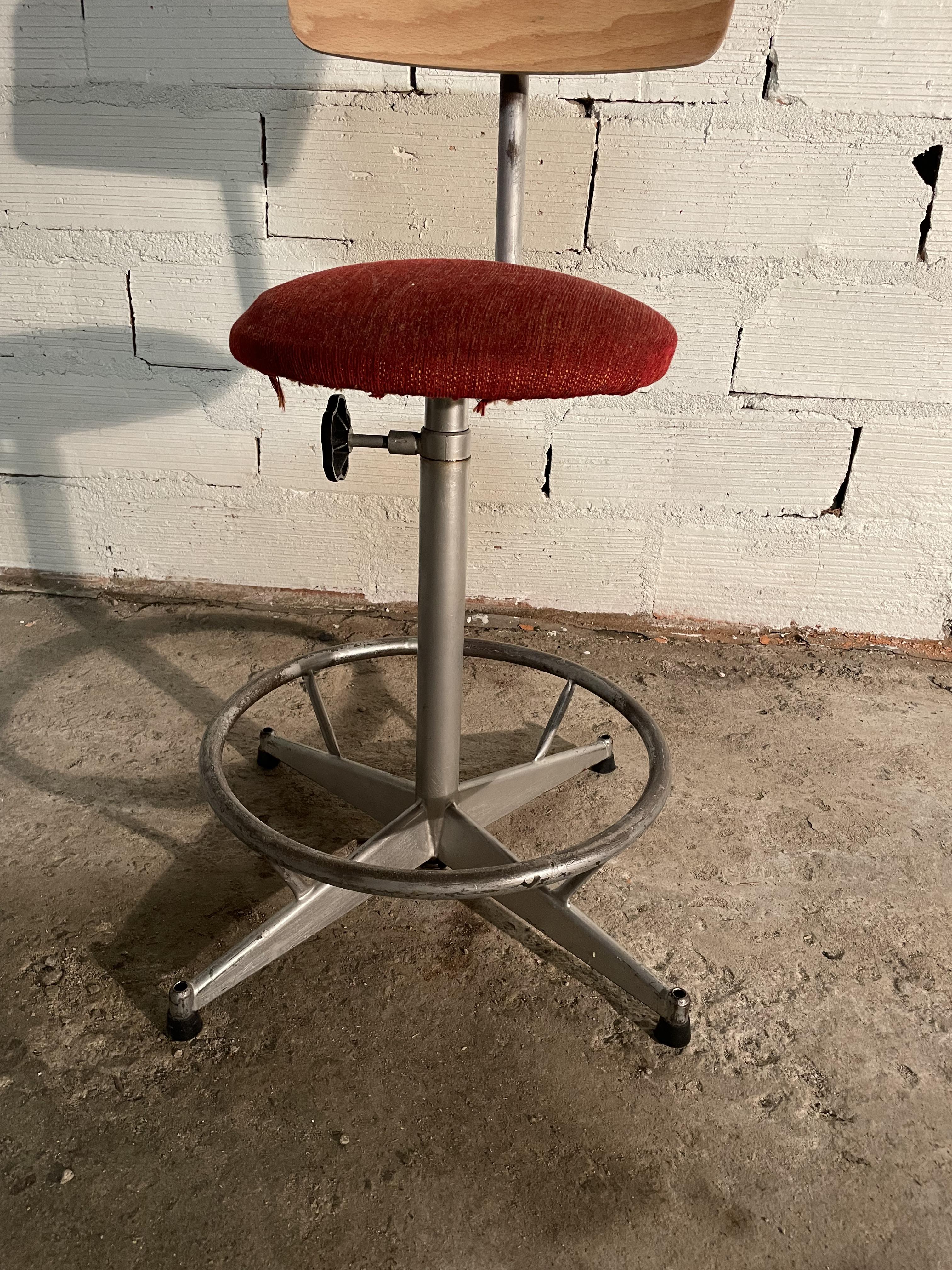 Paire de tabourets vintage