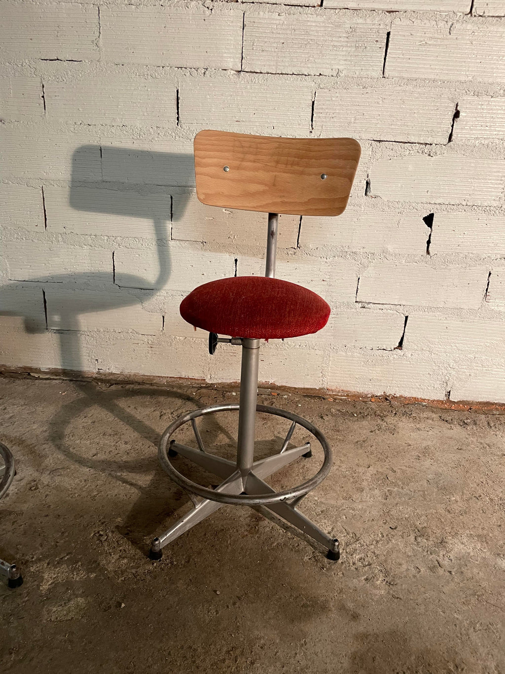 Paire de tabourets vintage