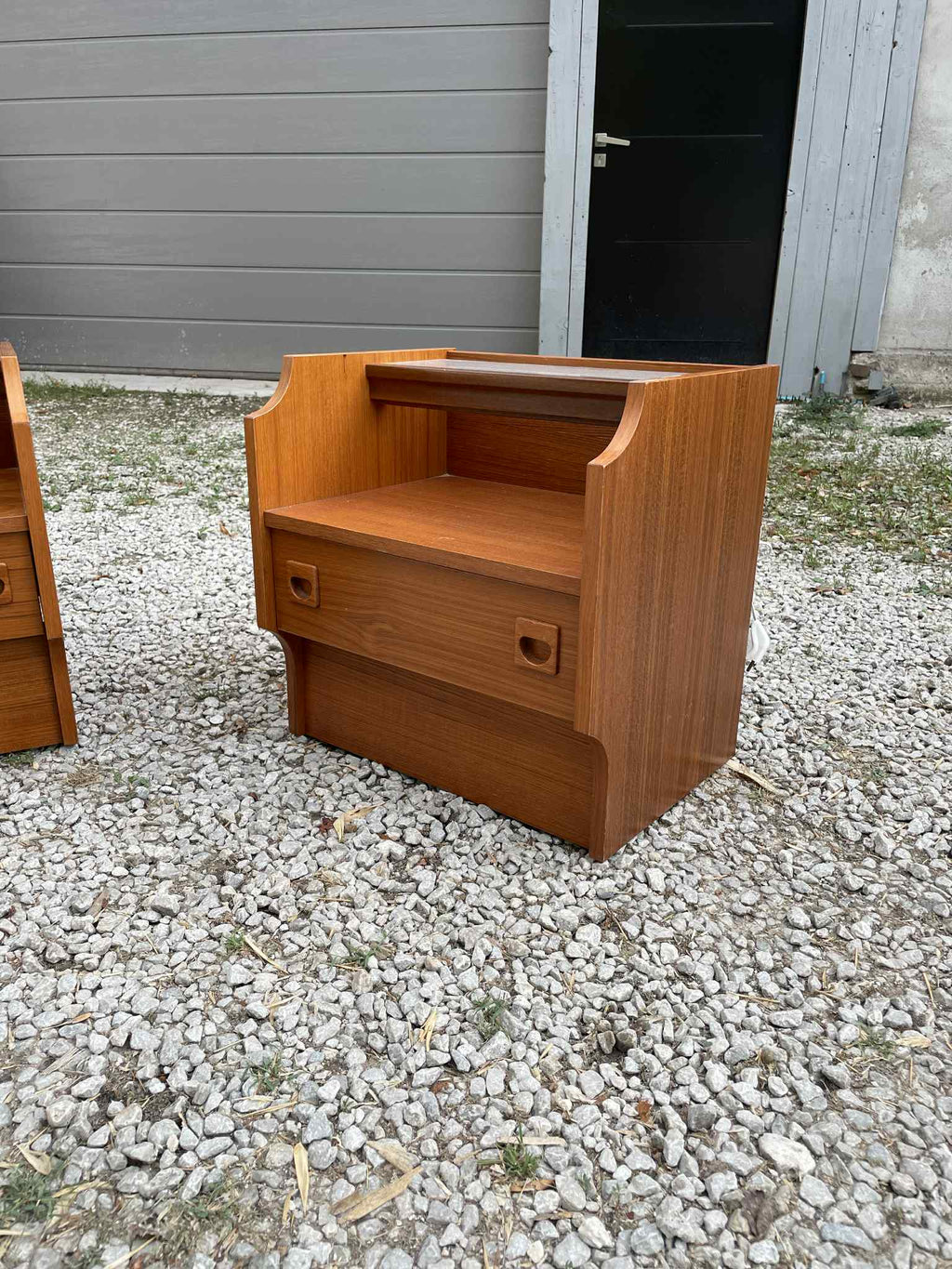 Duo de table de chevet années 70