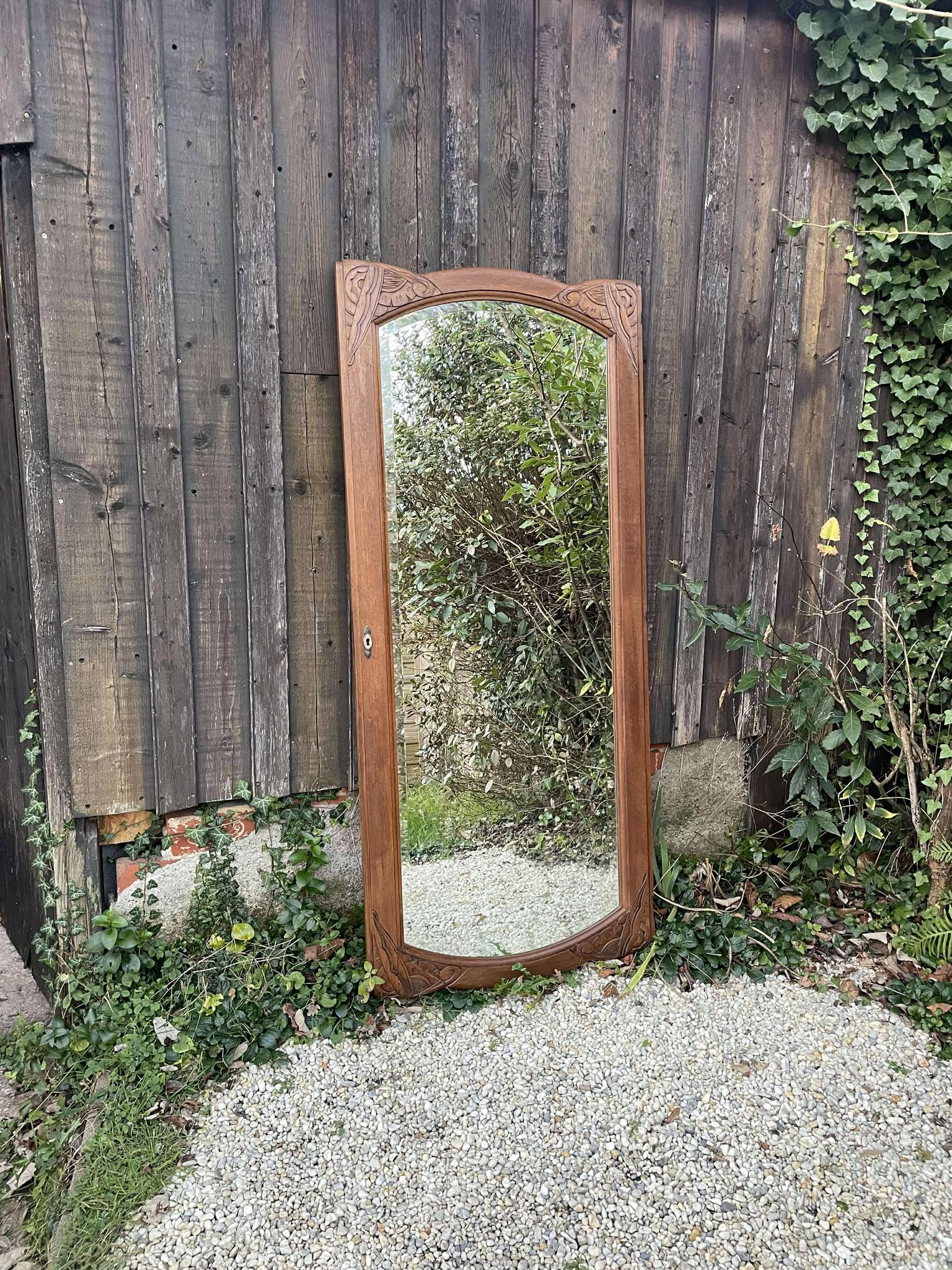 Porte miroir à poser