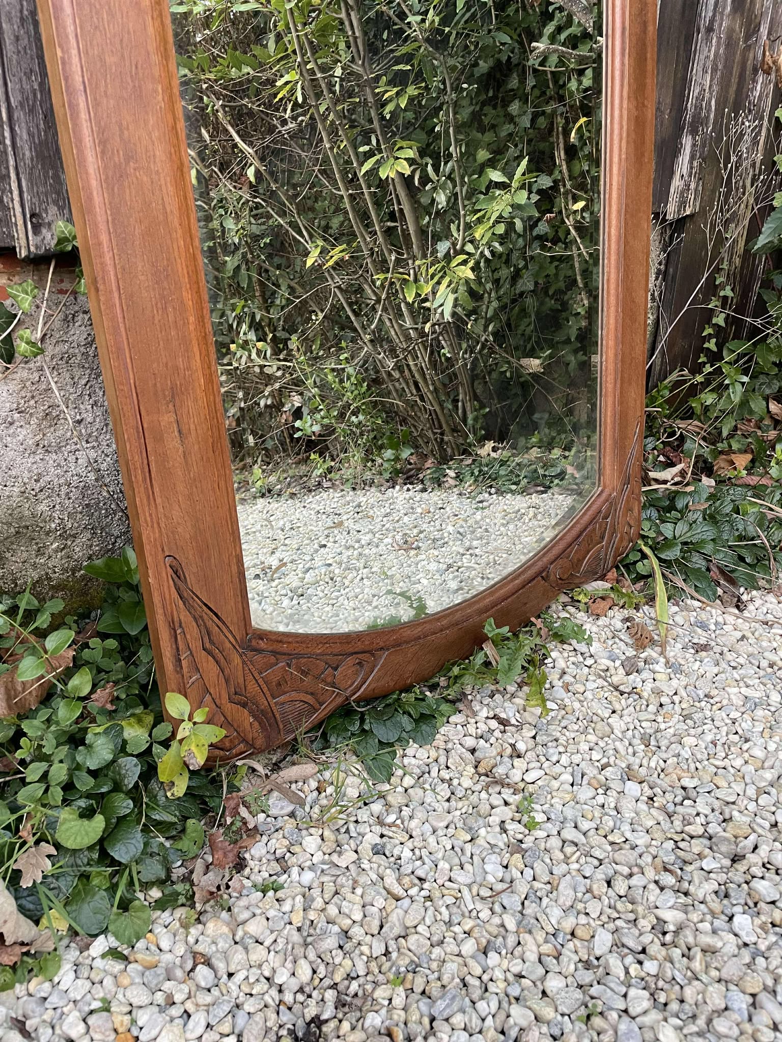 Porte miroir à poser
