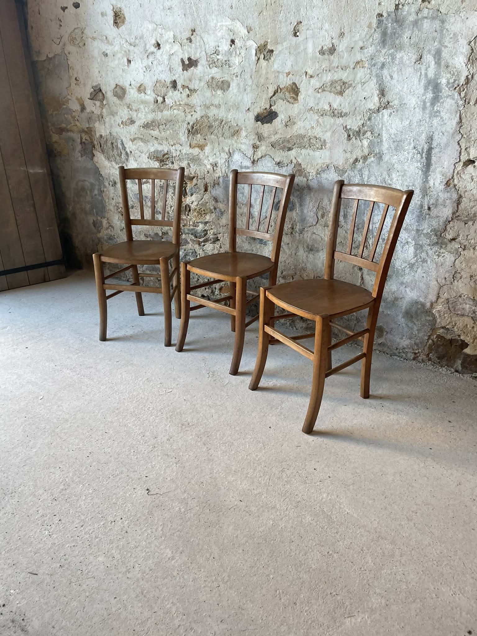 Chaises Luterma en bois – lot de chaises vintage