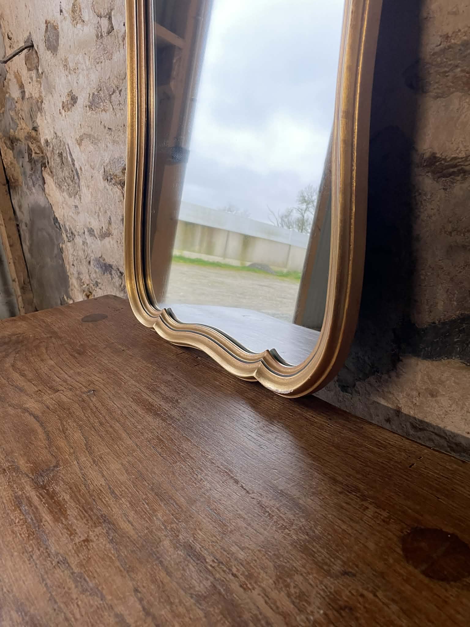 Miroir ancien doré style Louis XV