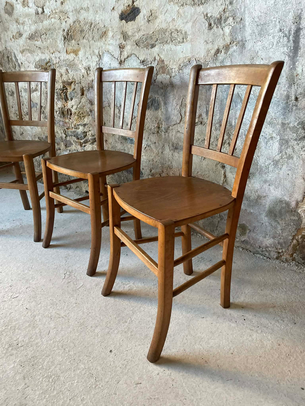 Chaises Luterma en bois – lot de chaises vintage