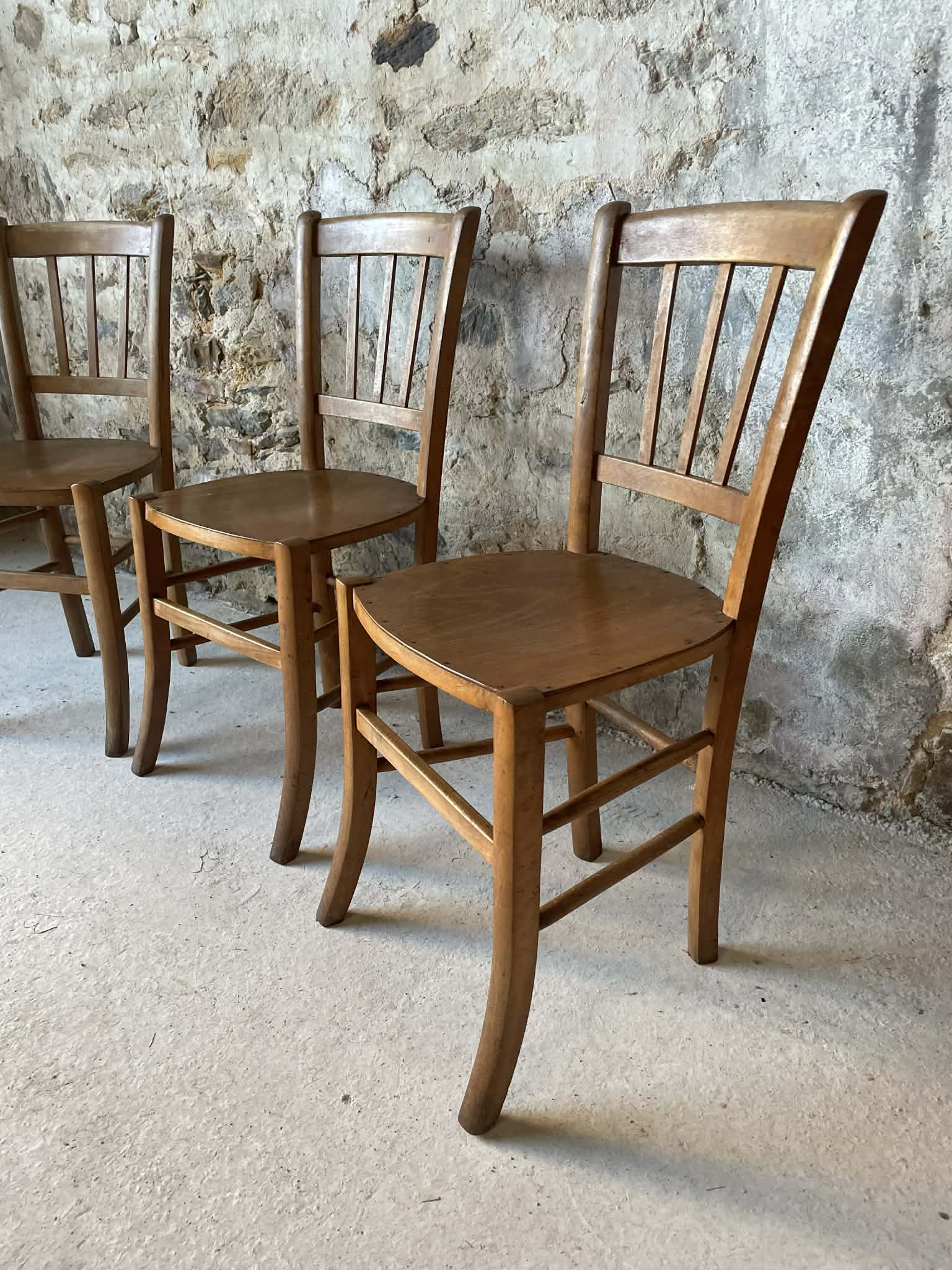 Chaises Luterma en bois – lot de chaises vintage