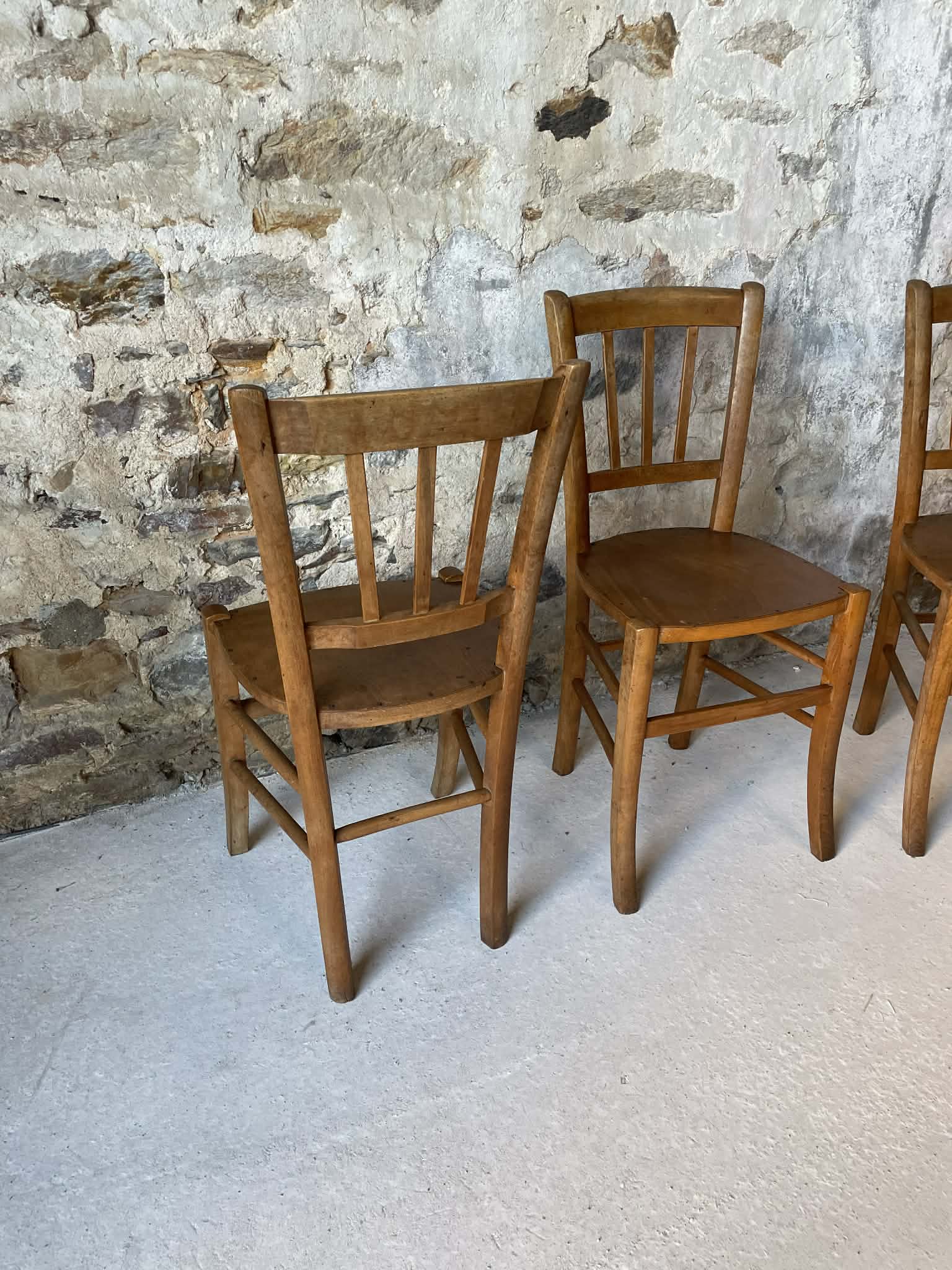 Chaises Luterma en bois – lot de chaises vintage